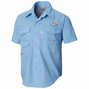 Columbia PFG Bonehead™ Shortärmad Skjorta Pojkar Vita (NDEKA5147)